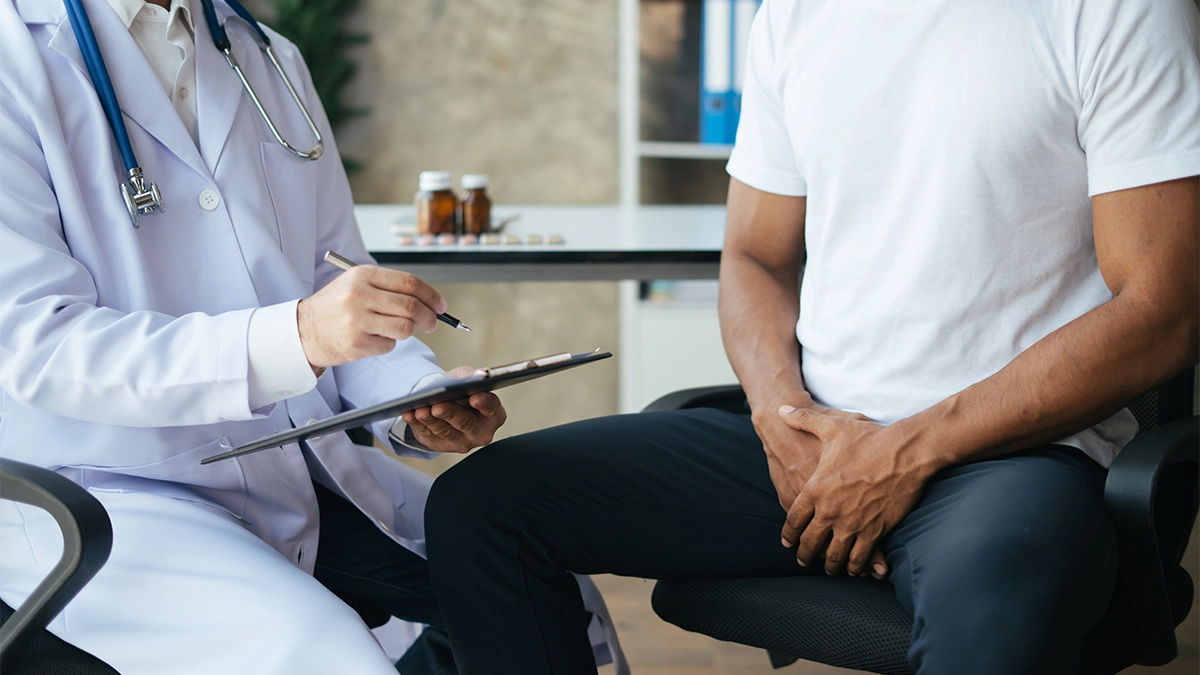 Doctor consultation on vasectomy